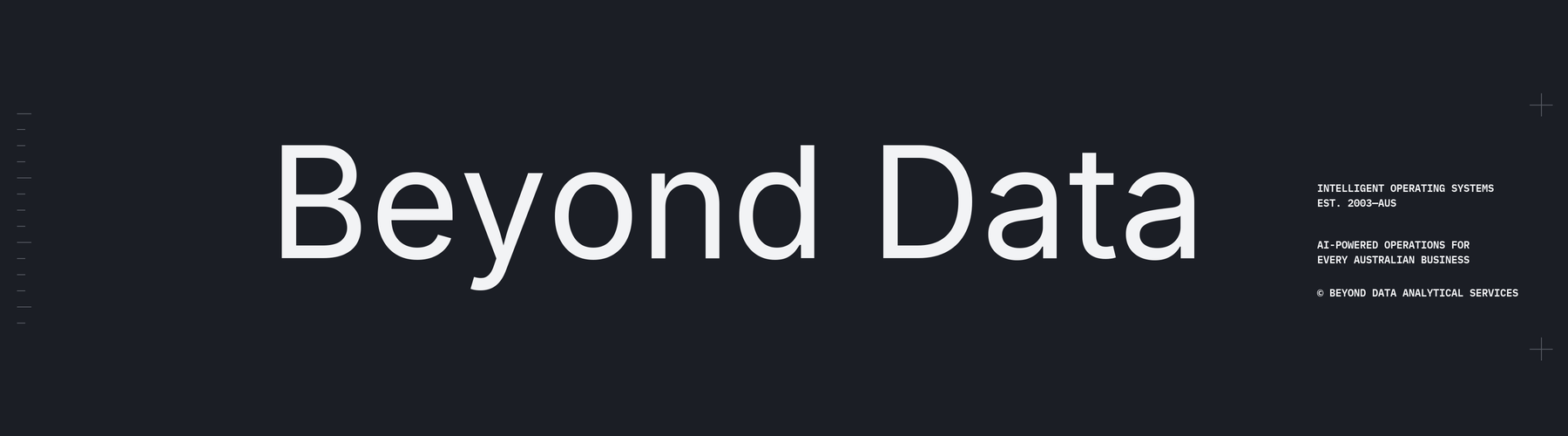 Beyond Data — Intelligent Operating Systems